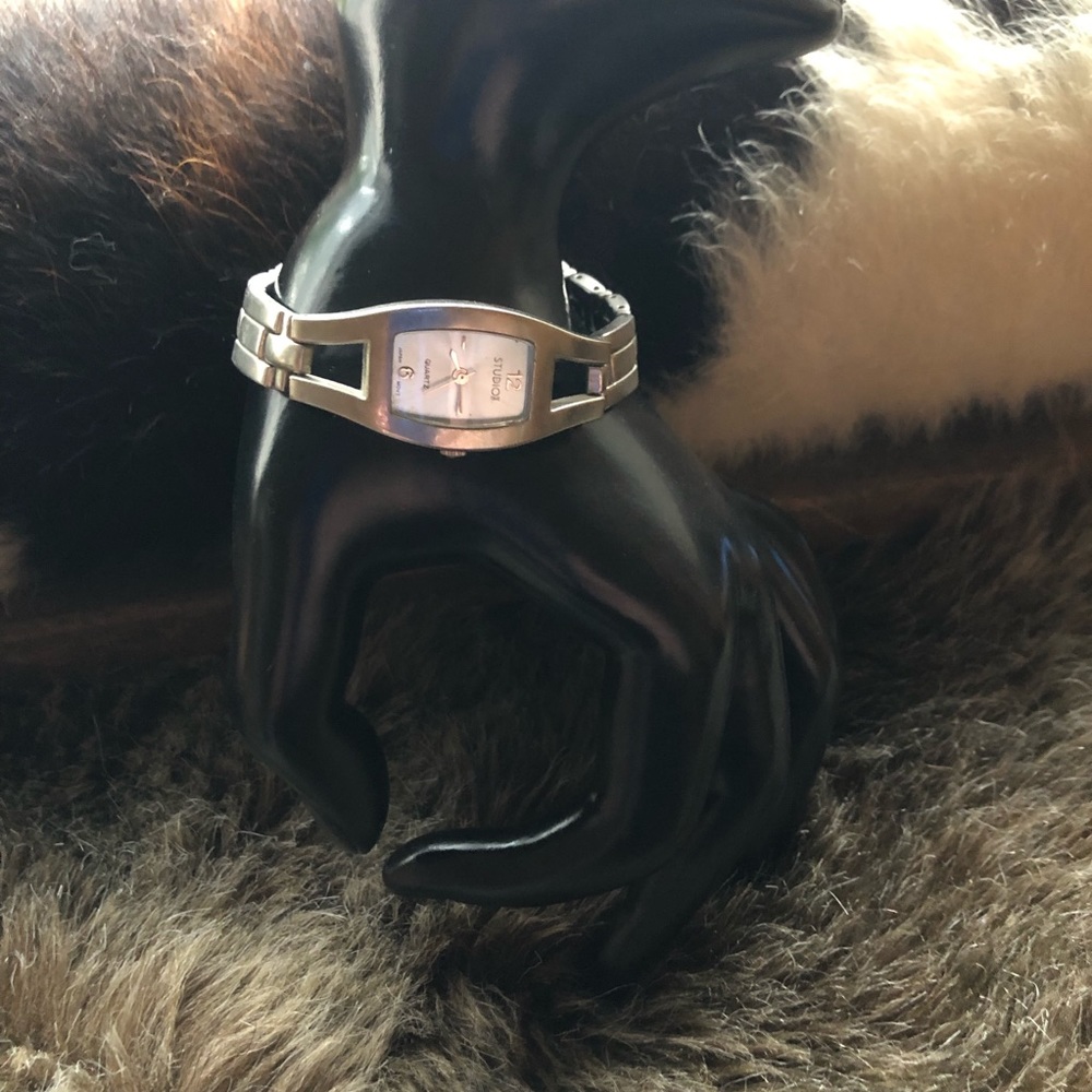 Ladies Studio1 silver tone bracelet style watch